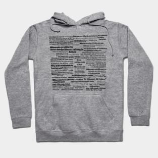 Millennials Killing Things Hoodie